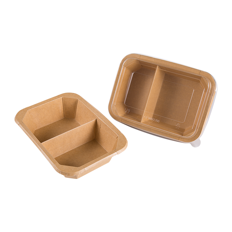 Structural design of kraft paper takaway box: double guarantee of heat preservation and freshness