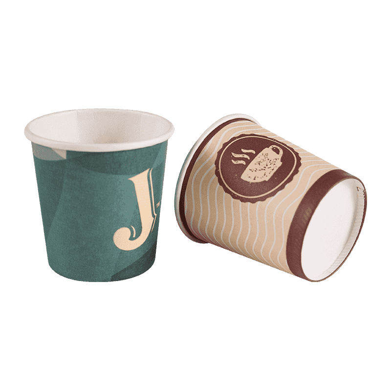 Disposable Stackable Printed Coffee Paper Cup