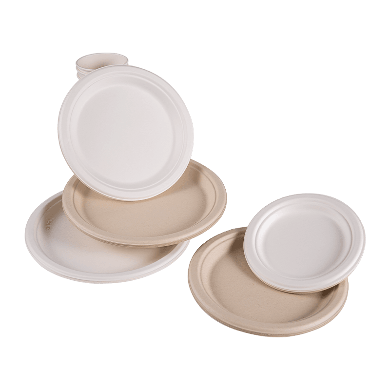 Disposable Biodegradable Waterproof and Greaseproof Paper Plate