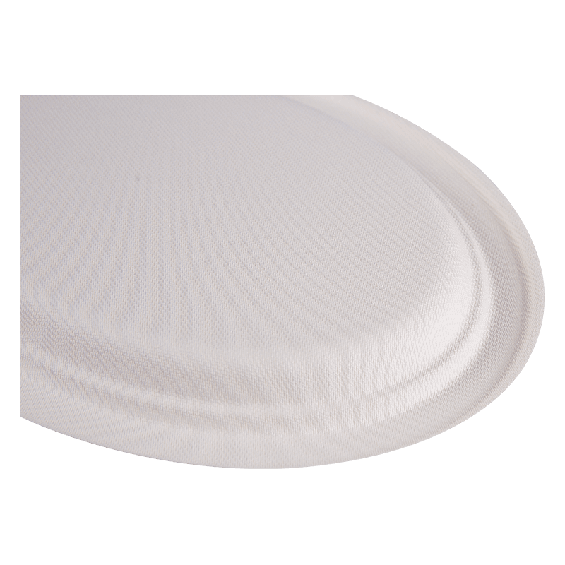 Compostable Disposable Bagasse Round Lunch Plate