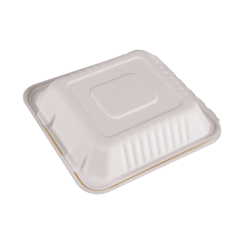 3 Compartments Flip Cover Disposable Waterproof Takeaway Food Container