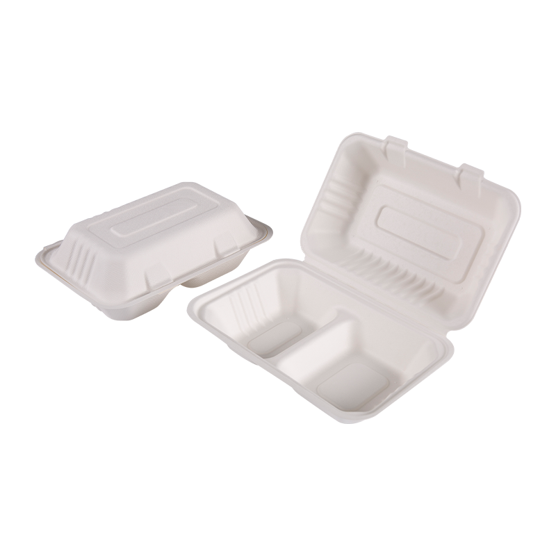 Portable Flip Cover Hinged Disposable Takeout Lunch Boxes